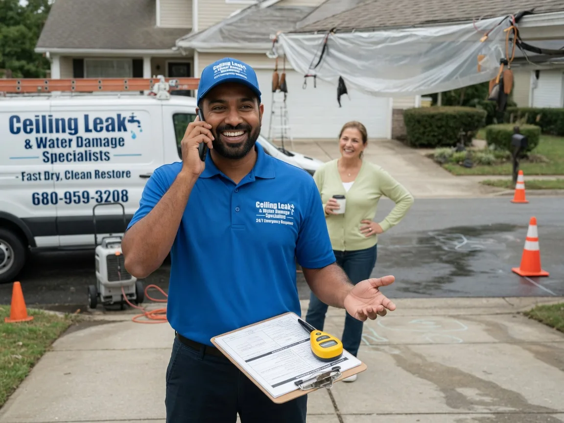 Ceiling Leak Cleanup Oglala, SD FAQs